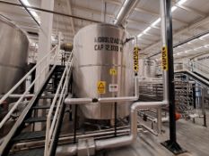 BREWHIGH Stainless steel jacketed hydrolysis storage tank, BH0720-M12K-M401 Series, Year 2020. Cap
