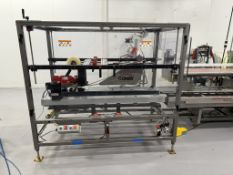2020 COMBI Model TBS100FC XL Random Case Sealer Machine, Top and Bottom Taper, S#TBF599888