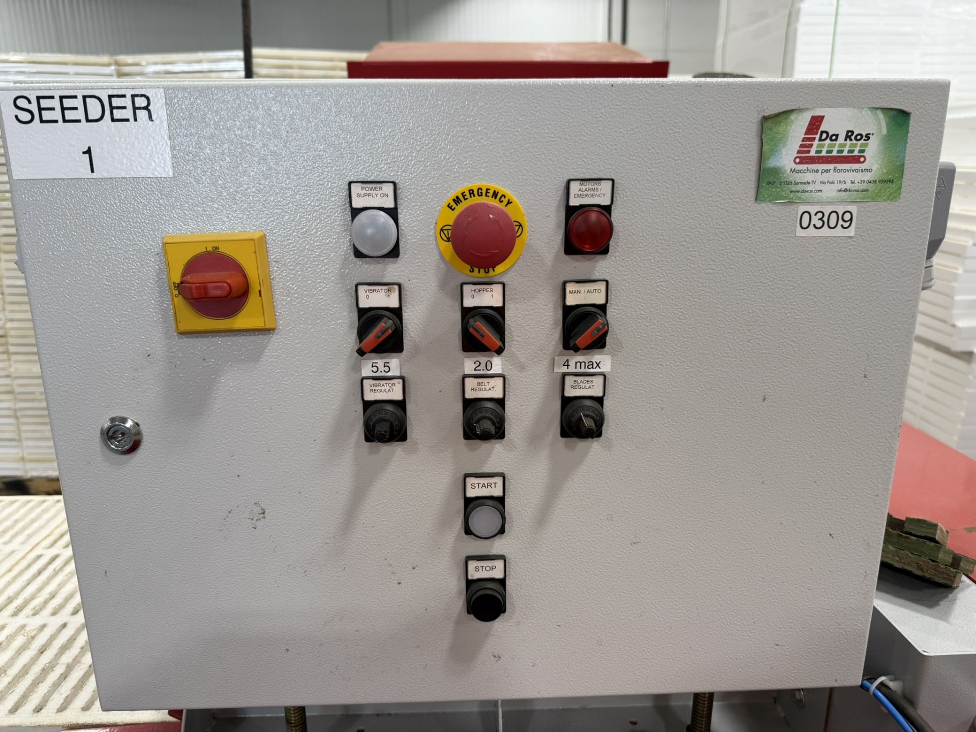 2019 Da Ros Srl Model LR600 Drum Seeder, Includes 2019 De Ros SRL Model DP4 Destack | Rig Fee $525 - Image 12 of 24
