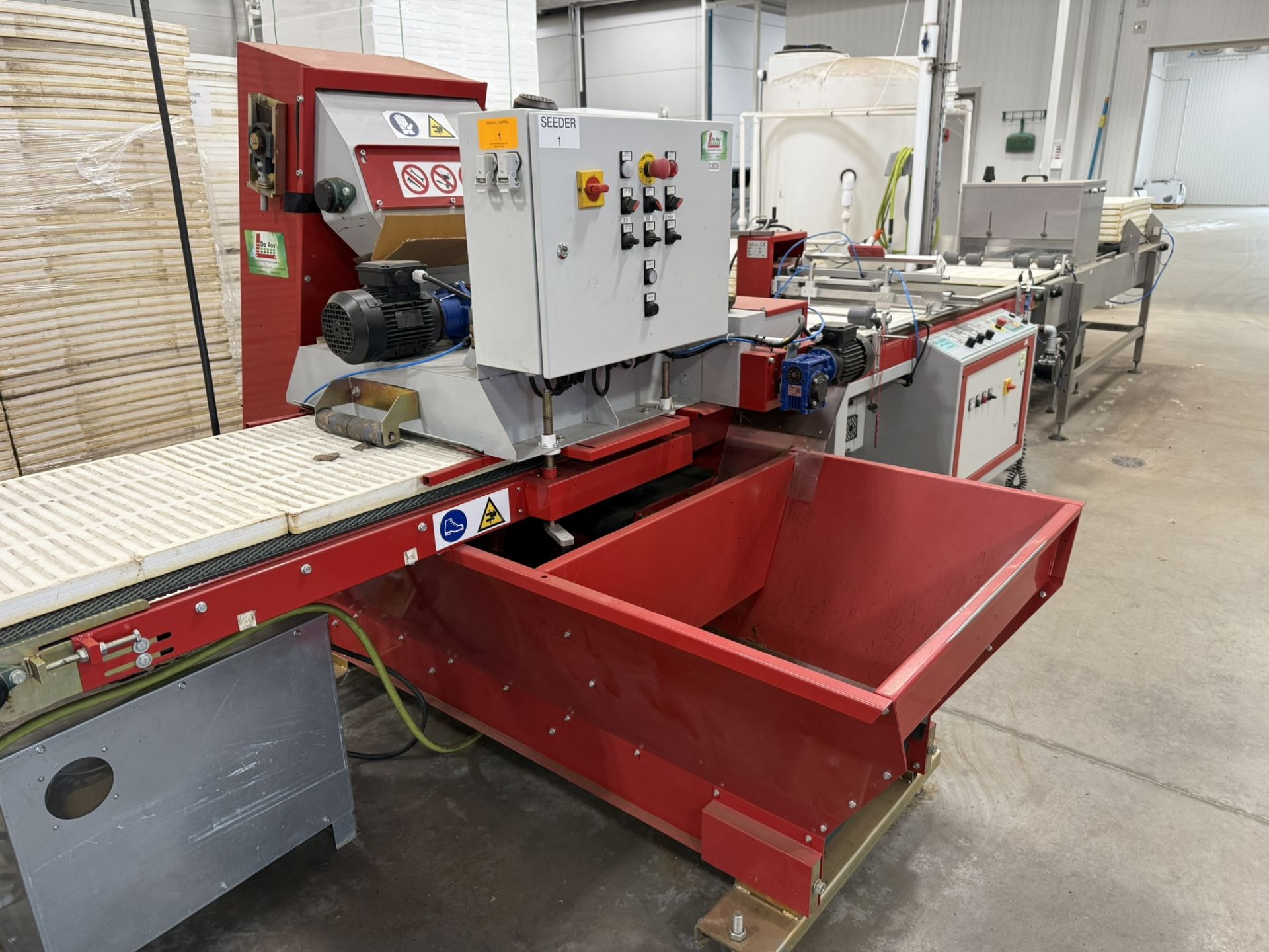 2019 Da Ros Srl Model LR600 Drum Seeder, Includes 2019 De Ros SRL Model DP4 Destack | Rig Fee $525 - Image 7 of 24