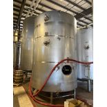 DCI 128 BBL (4,000 Gal) Stainless Steel Brite Tank, Glycol Jacketed, Flat Bottom, 6 | Rig Fee $3000