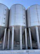 Mueller 310 BBL (9,600 Gal) Stainless Steel Fermentation Tank, Glycol Jacketed, Cone Bottom, 8 Stain
