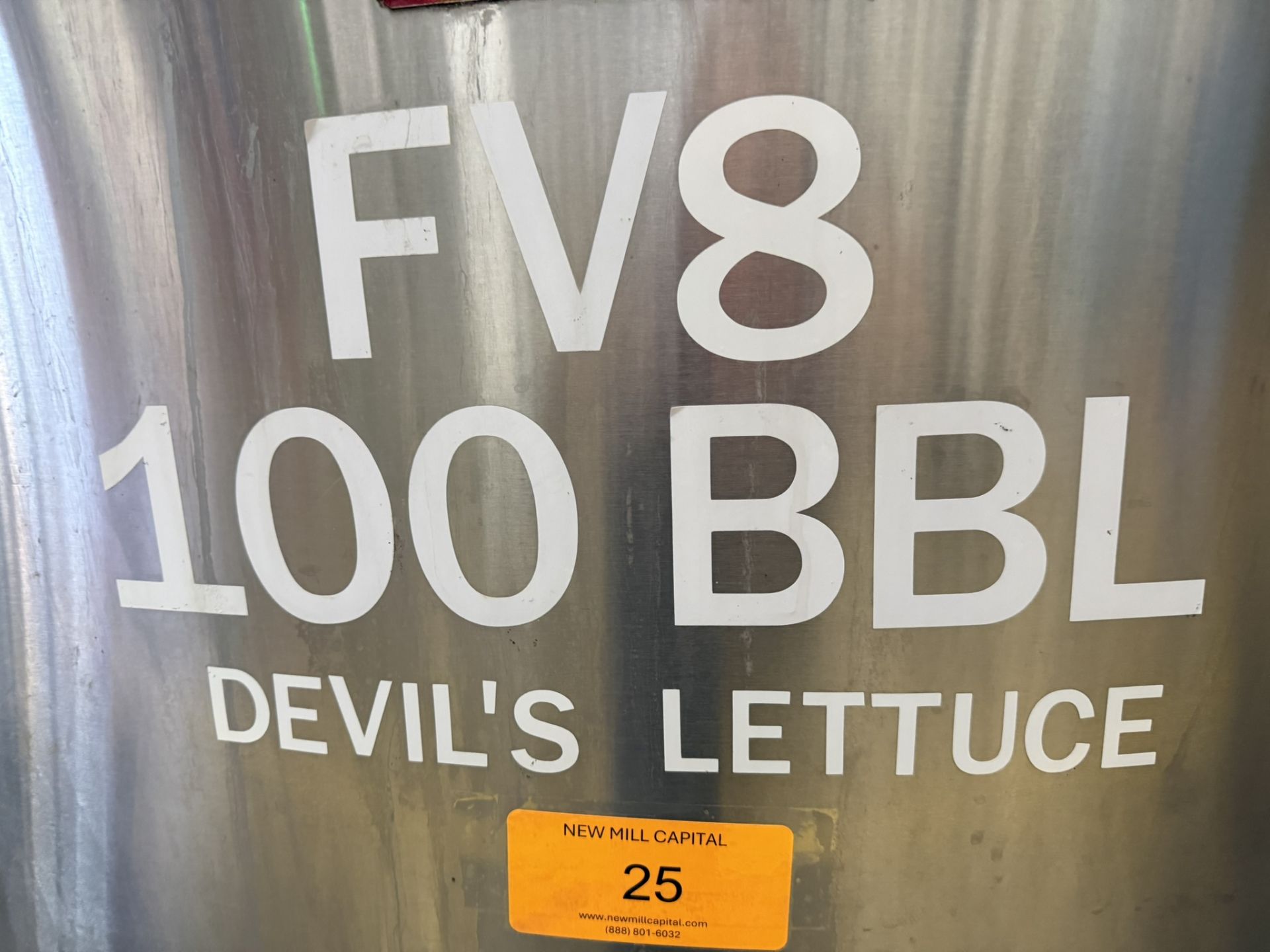 Silver State Stainless 100 BBL (Approx 3,900 Gal Max Capacity) Stainless Steel Ferm | Rig Fee $2500 - Image 6 of 7