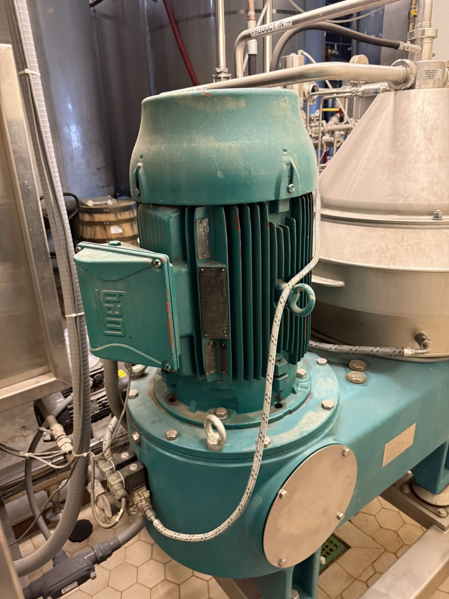 2013 GEA Westfalia Model GSC60-06-077 Centrifuge, 30 KW, 1780 RPM, 480 V, S#9065-84 | Rig Fee $650 S - Image 4 of 14