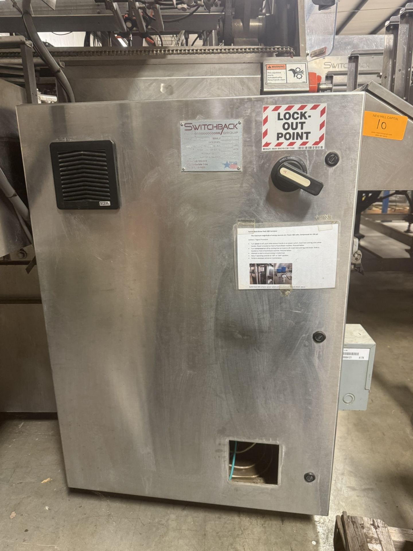 2018 Switchback Model AC-6H Brewpack 500 Continuous Motion Horizontal Cartoner, Inc | Rig Fee $3500 - Image 13 of 15