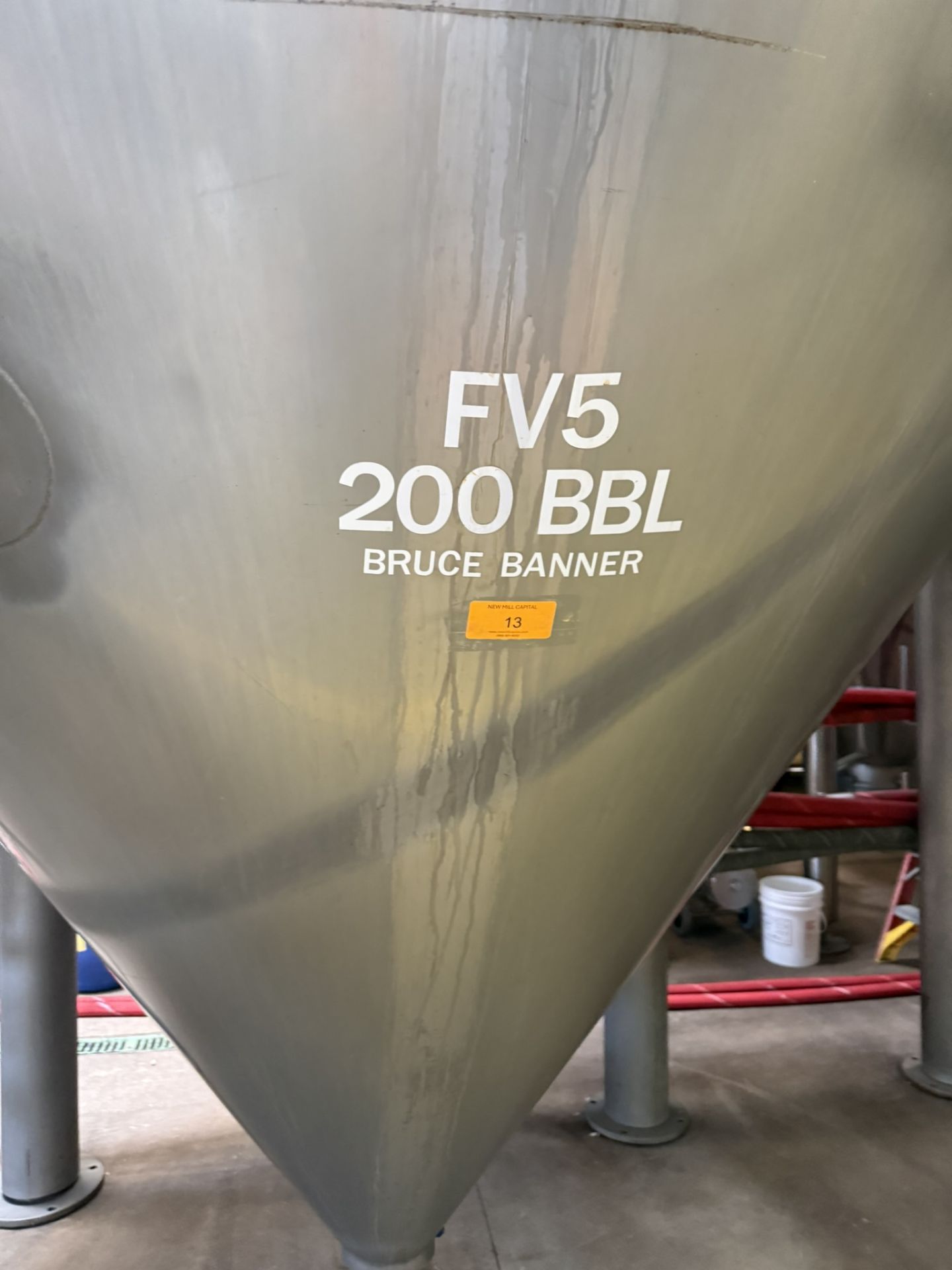 Mueller 240 BBL (7,500 Gal Gross) Stainless Steel Fermenter | Rig Fee $3750 - Image 7 of 8