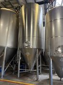 Silver State Stainless 150 BBL (6,000 Gal Max Capacity) Stainless Steel Fermenter, Glycol Jac