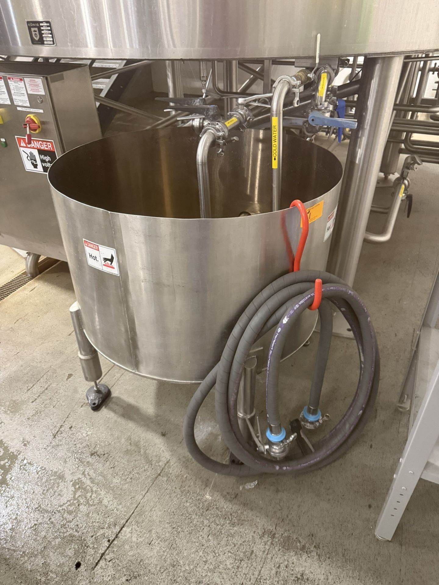 2012 JV Northwest and Konig 60 BBL Stainless Steel 5 Vessel Brewhouse- JV North Wes | Rig Fee $26400 - Image 39 of 52