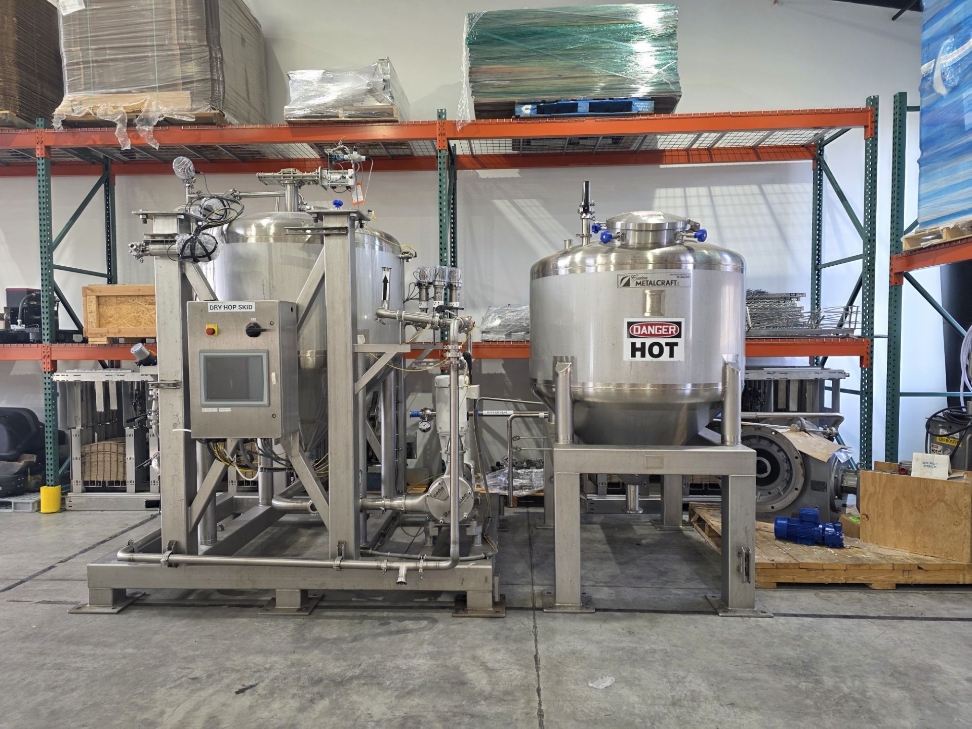 2021 Metalcraft Automated Dry Hop Pellet Injection System, PLC Controlled, 10 BBL M | Rig Fee $2500