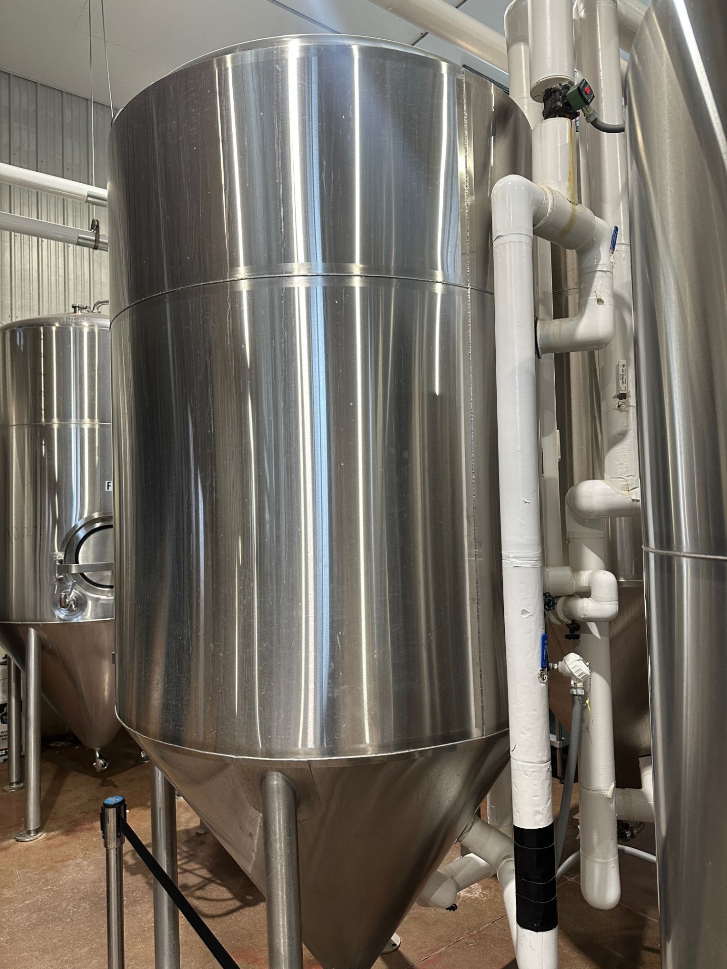 JVNW 20 BBL Stainless Steel Fermentation Tank - Cone Bottom, Glycol Jacket | Rig Fee $1000 - Image 2 of 5