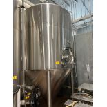 JVNW 40 BBL Stainless Steel Fermentation Tank - Cone Bottom, Glycol Jacket | Rig Fee $1200
