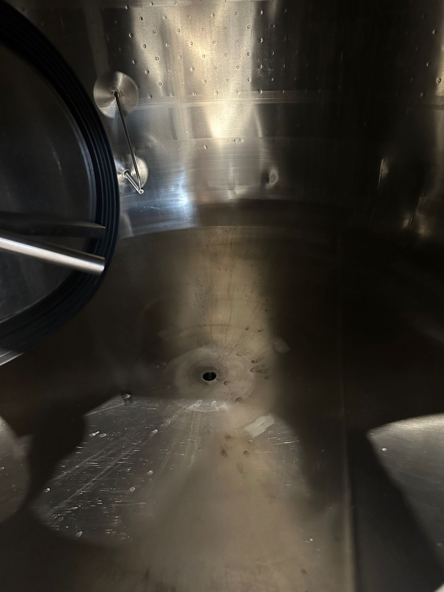 JVNW 40 BBL Stainless Steel Brite Tank - Dish Bottom, Gycol Jacketed, Mand | Rig Fee $1200 - Image 5 of 6