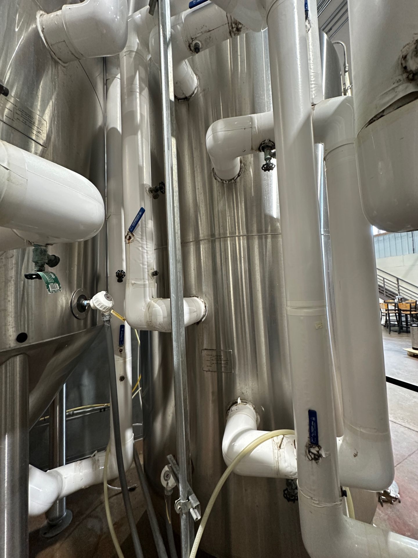 JVNW 40 BBL Stainless Steel Brite Tank - Dish Bottom, Gycol Jacketed, Mand | Rig Fee $1200 - Image 2 of 6