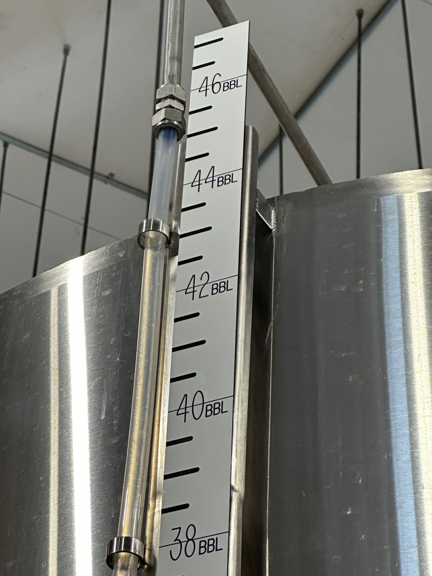 JVNW 40 BBL Stainless Steel Brite Tank - Dish Bottom, Gycol Jacketed, Mand | Rig Fee $1200 - Image 4 of 6
