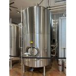 JVNW 40 BBL Stainless Steel Brite Tank - Dish Bottom, Gycol Jacketed, Mand | Rig Fee $1200
