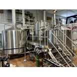 JVNW 2-Vessel 20 BBL Stainless Steel Brewhouse & 55 BBL Hot Liquor Tank - | Rig Fee $6500
