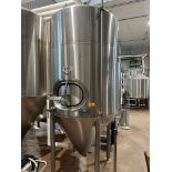 JVNW 20 BBL Stainless Steel Fermentation Tank - Cone Bottom, Glycol Jacket | Rig Fee $1000