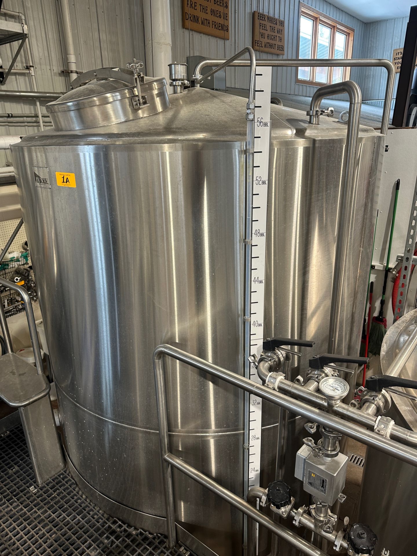JVNW 2-Vessel 20 BBL Stainless Steel Brewhouse & 55 BBL Hot Liquor Tank - | Rig Fee $6500 - Image 22 of 27