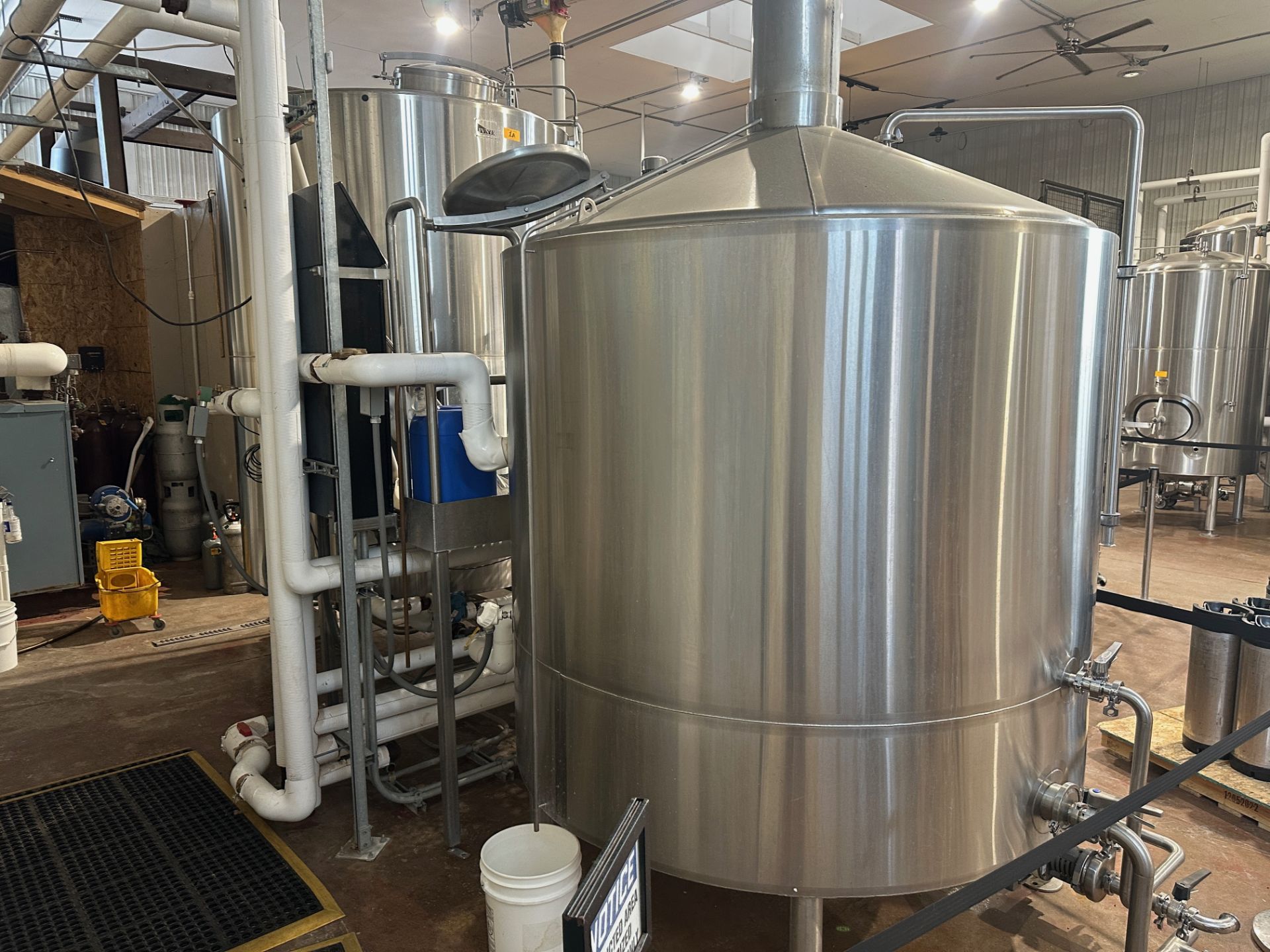 JVNW 2-Vessel 20 BBL Stainless Steel Brewhouse & 55 BBL Hot Liquor Tank - | Rig Fee $6500 - Image 3 of 27