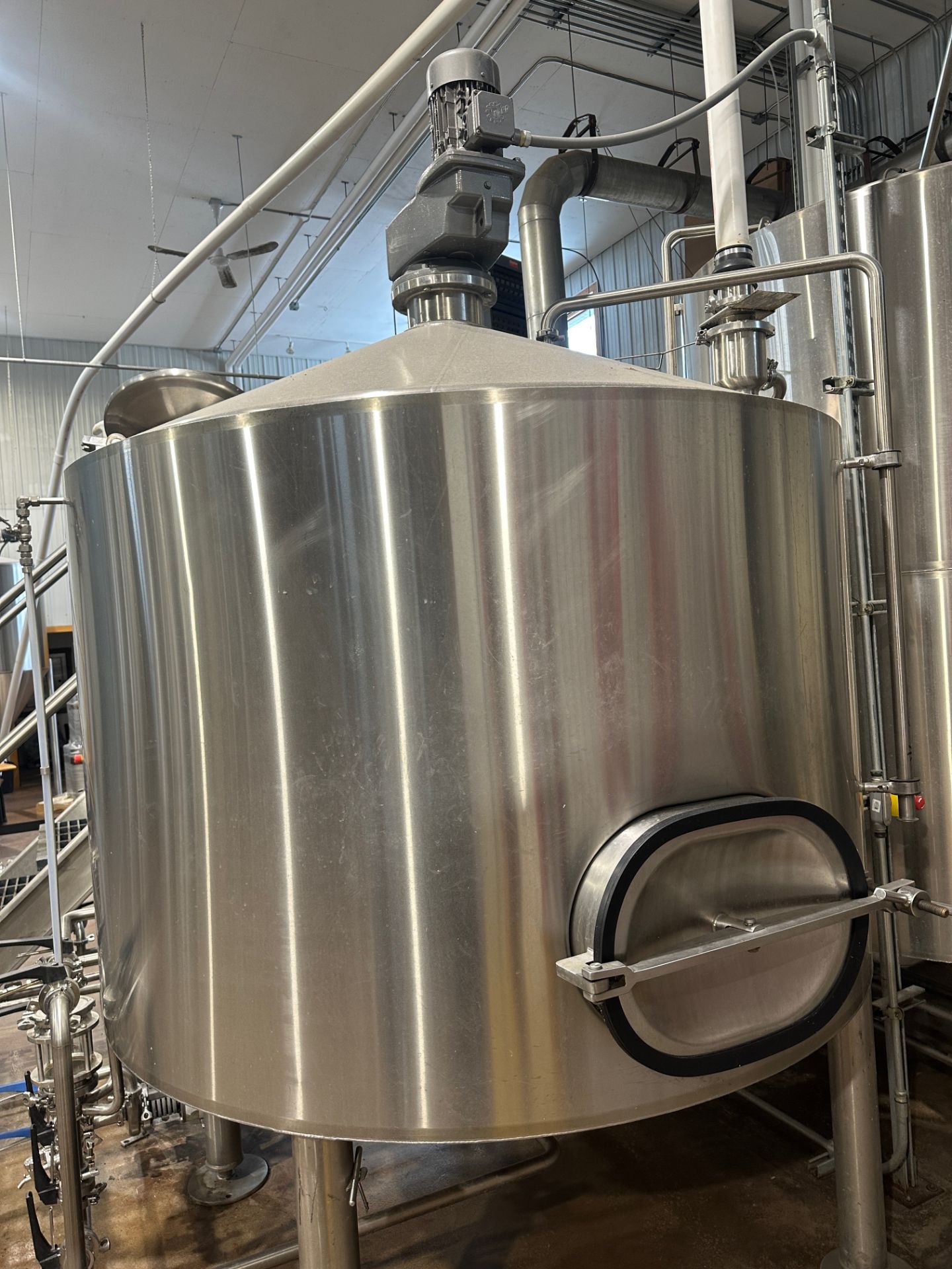 JVNW 2-Vessel 20 BBL Stainless Steel Brewhouse & 55 BBL Hot Liquor Tank - | Rig Fee $6500 - Image 5 of 27