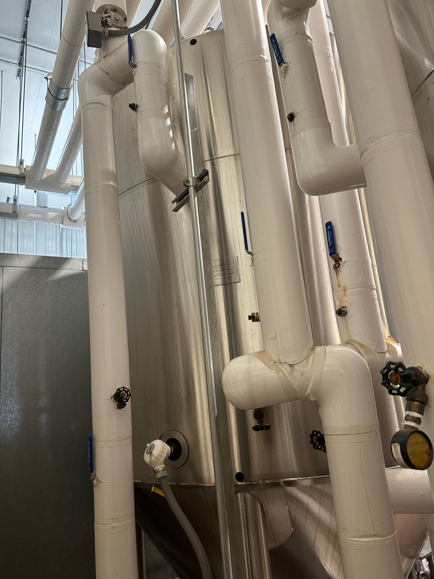 JVNW 40 BBL Stainless Steel Fermentation Tank - Cone Bottom, Glycol Jacket | Rig Fee $1200 - Image 2 of 5