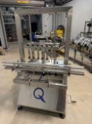 Liquid Packaging Solutions 6-Head Stainless Steel Bottle Filler with Diaphragm Pump | Rig Fee $225