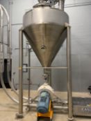 Stainless Steel Grist Case on Rice Lake Load Cells (Approx. 6' Diameter and 13'6" O | Rig Fee $1950