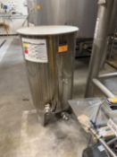 Letina 300 Litter Stainless Steel Storage tank, Single Wall, Open Top with Lid, 3 S | Rig Fee $85