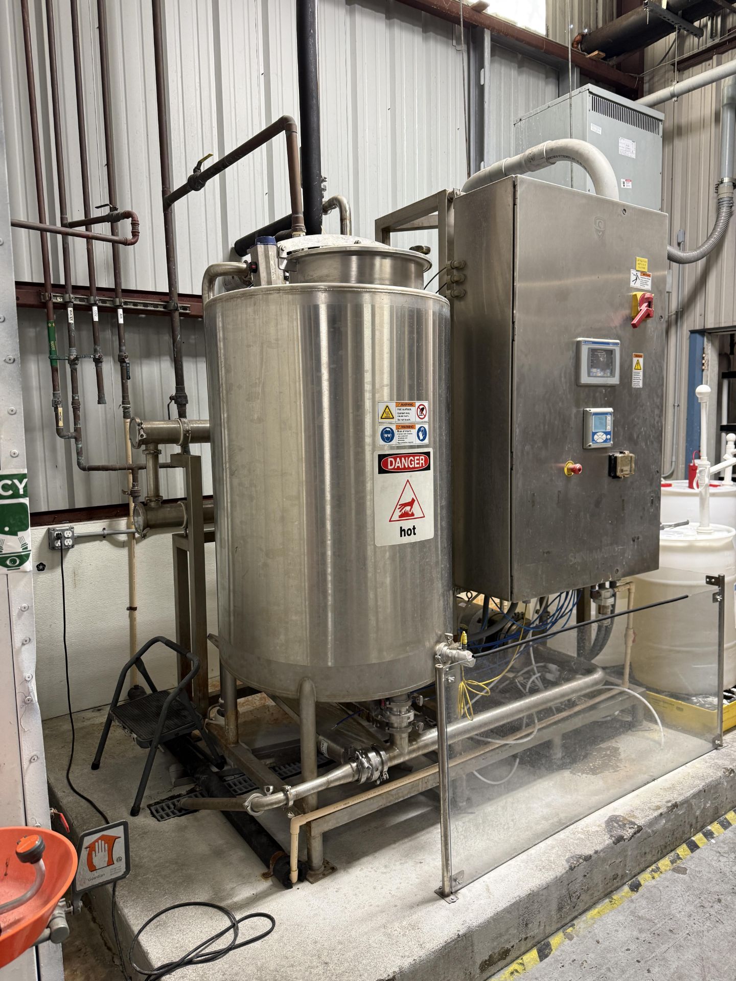 Single Tank Cip Sani Matic Single Tank CIP System, Tank Dims Approx 4'3