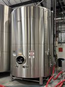 Metalcraft 120 BBL Stainless Steel Brite Tank (Approx 3,900 Gal Gross Cap), Glycol | Rig Fee $2750