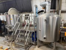 Rocky Mountain Vessels 15 BBL Direct Fire Stainless Steel 2-Vessel Brewhouse - Insulated Mash/Lauter