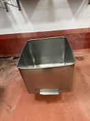 Koch Stainless Steel Dump Buggy- Inside Dims Approx 25" L X 25" W X 30" Tall