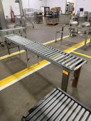 Mild Steel Gravity Conveyor-Approx 10' L X 15 1/2" Wide Roller- Rollers- Approx 1 1/2" Diameter,