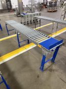 Mild Steel Gravity Conveyor-Approx 10' L X 15 1/2" Wide Roller- Rollers- Approx 1 1/2" Diameter,