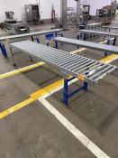 Mild Steel Gravity Conveyor-Approx 10' L X 21 1/2" Wide Roller- Rollers- Approx 1 1/2" Diameter,