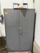 Lot of Cabinet with Content- Includes Milwaukee 8" Metal Saw