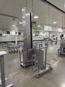 MTC Model HLC-2 Column Dumper, Overall Dims Approx 5'4" L X 4' W X 10'3" Tall, 480 V, S#0762712