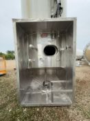 Mueller 5,000 Gallon Silo, Vertical Agitation, Jacketed, Cone Bottom, Located Pulaski, WI, S/N: