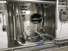 Mueller 12,000 Gallon Silo, Vertical Agitation, Jacketed, Digital Level Gauge, 2 Air Valves, S/N: