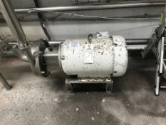 Alfa Laval 20 HP Centrifugal Pump, Model 963406843, 3" Inlet, 2" Outlet