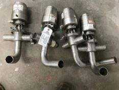 (Qty: 4) Triclover 2" Air Valves
