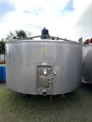 Double O Cheese Vat, 35,000 Pound Capacity, Dual Blades, Side Sweep, Located Pulaski, WI