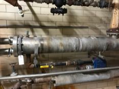 Energuip Shell & Tube Stainless Steel Heat Exchanger, 3" Inlet/Outlet