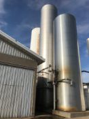 2010 Feldmeier All Stainless Steel 50,000 Gallon Silo, Horizontal Agitation, Jacketed, Approx 152"