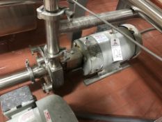 Fristam 7.5 HP Pump, Model FPR1741-205, 2.5" Inlet, 2" Outlet