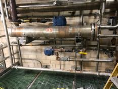 Energuip Shell & Tube Stainless Steel Heat Exchanger, 2.5" Inlet/Outlet