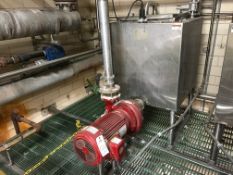 150 Gallon Square Stainless Steel Tank, 10 HP Centrifugal Pump