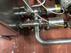 Stainless Steel Tubing, Air Valves, Sensors, Acid Tanks, Etc., Associated With Whey HTST