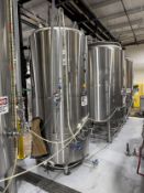 Practical Fusion 650 Gallon Stainless Steel Brite Tank, Glycol Jacket, Flat Bottom, Side Manway,
