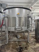 Practical Fusion (Approx) 1500 Gallons Stainless Steel Fermenter, Glycol Jacket, Dish Bottom, Open